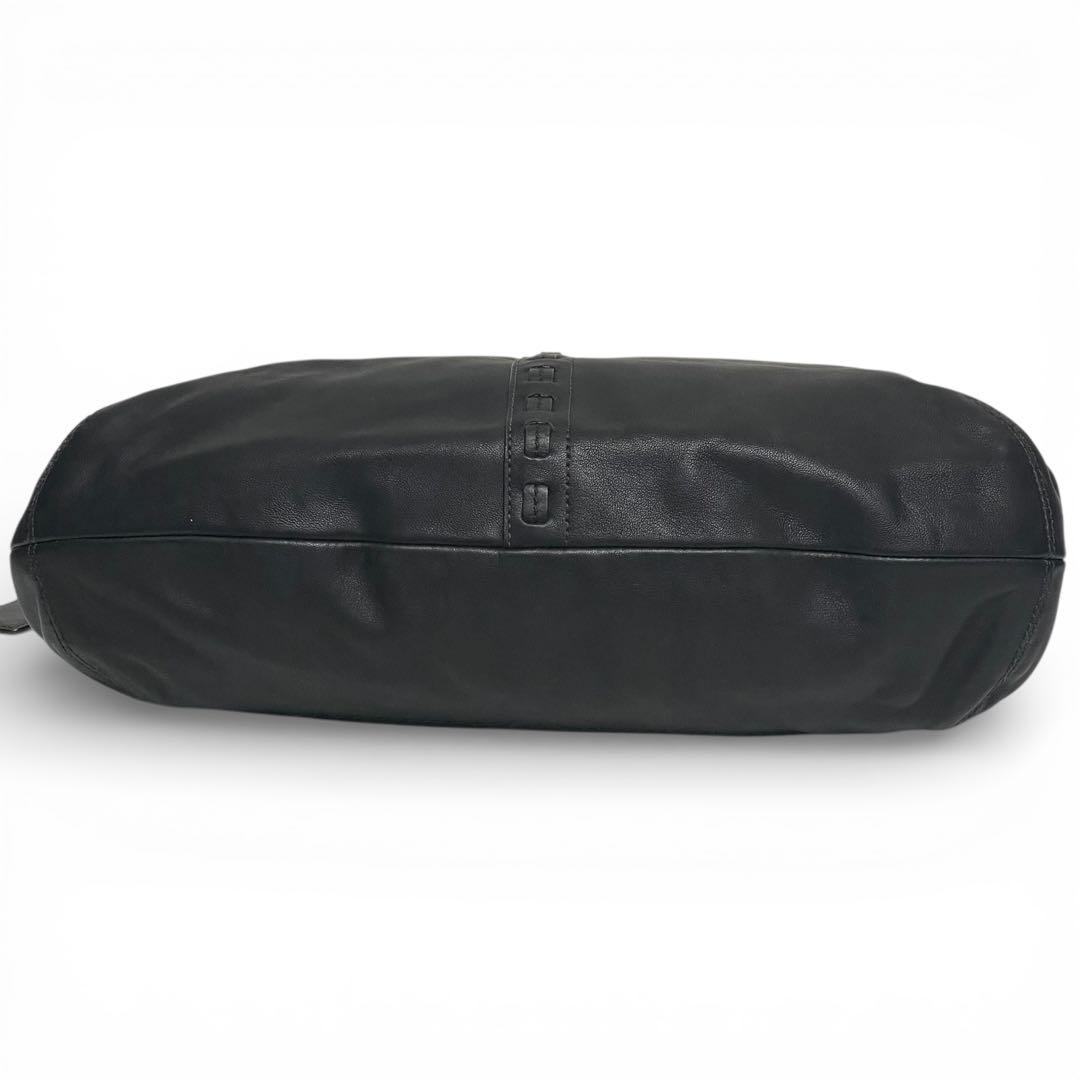 ✨極美品✨COACH コーチ レザー ホーボー ワンショルダー 黒 F13108