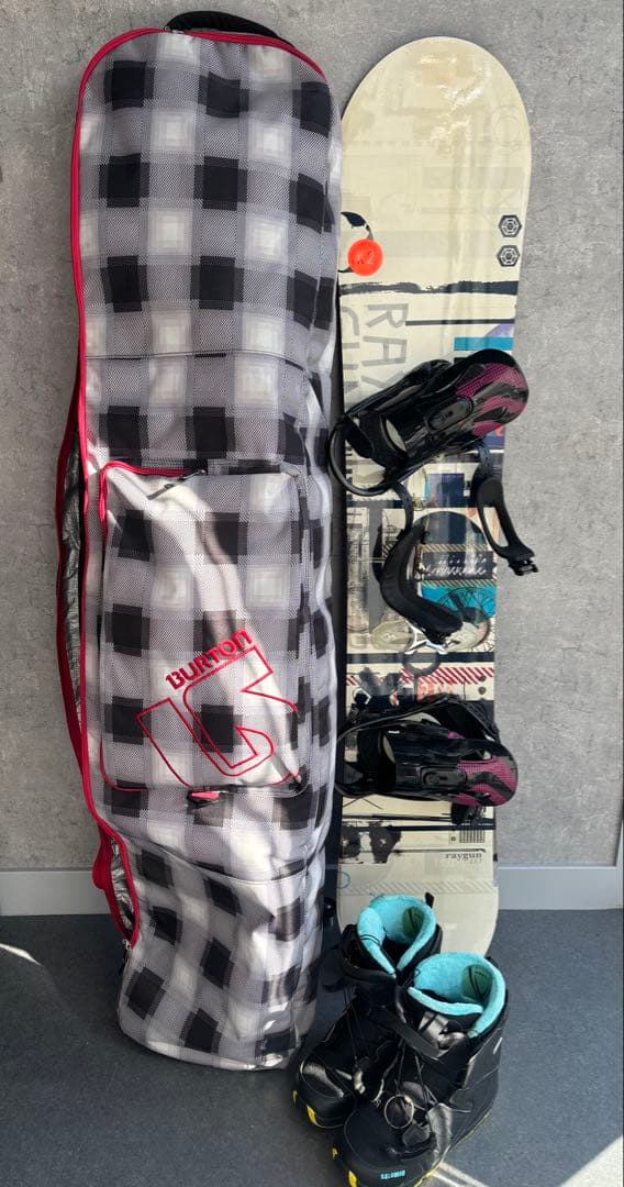 K2 スノーボードセット BURTONバッグ付き