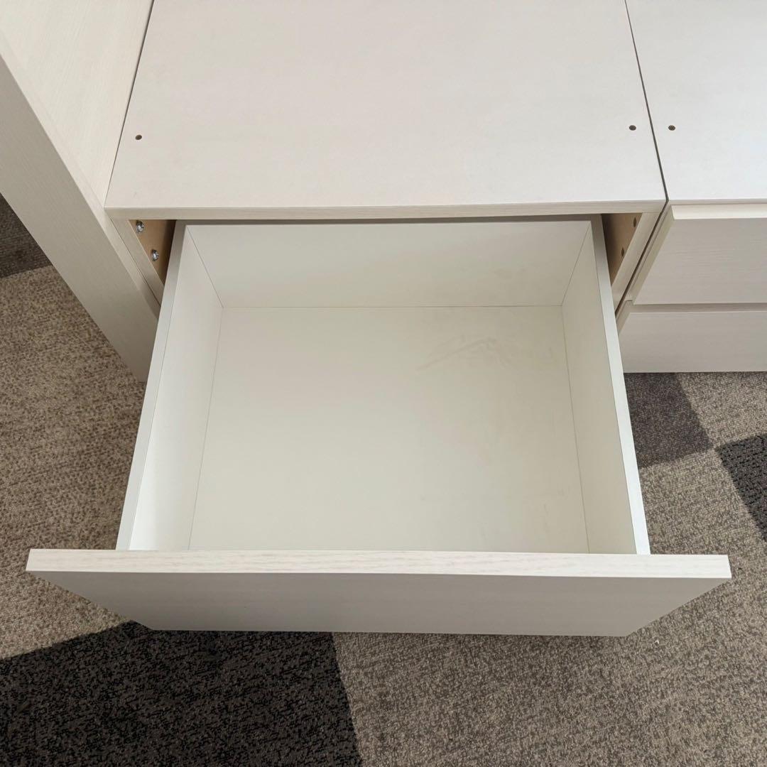 東京23区配送無料✨シングルベッド　フレーム+マットレス　チェスト　美品