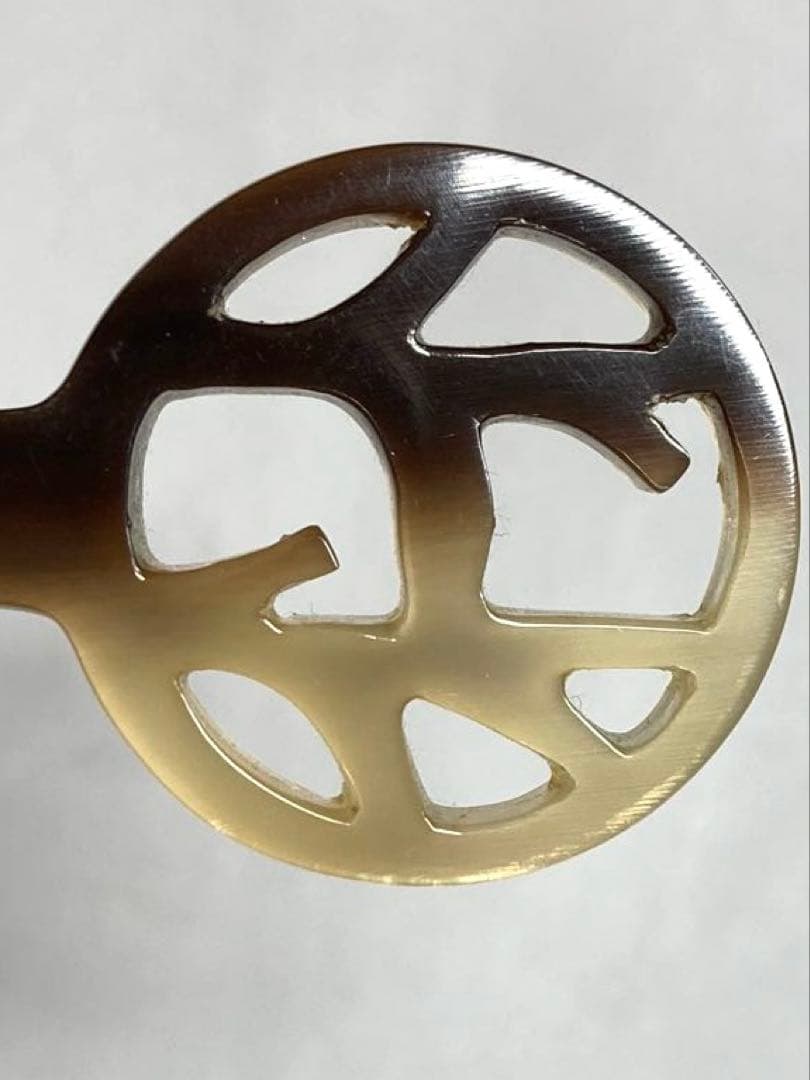 良品　HERMES エルメス　バッファローホーン　かんざし　ヘアアクセサリー　箱