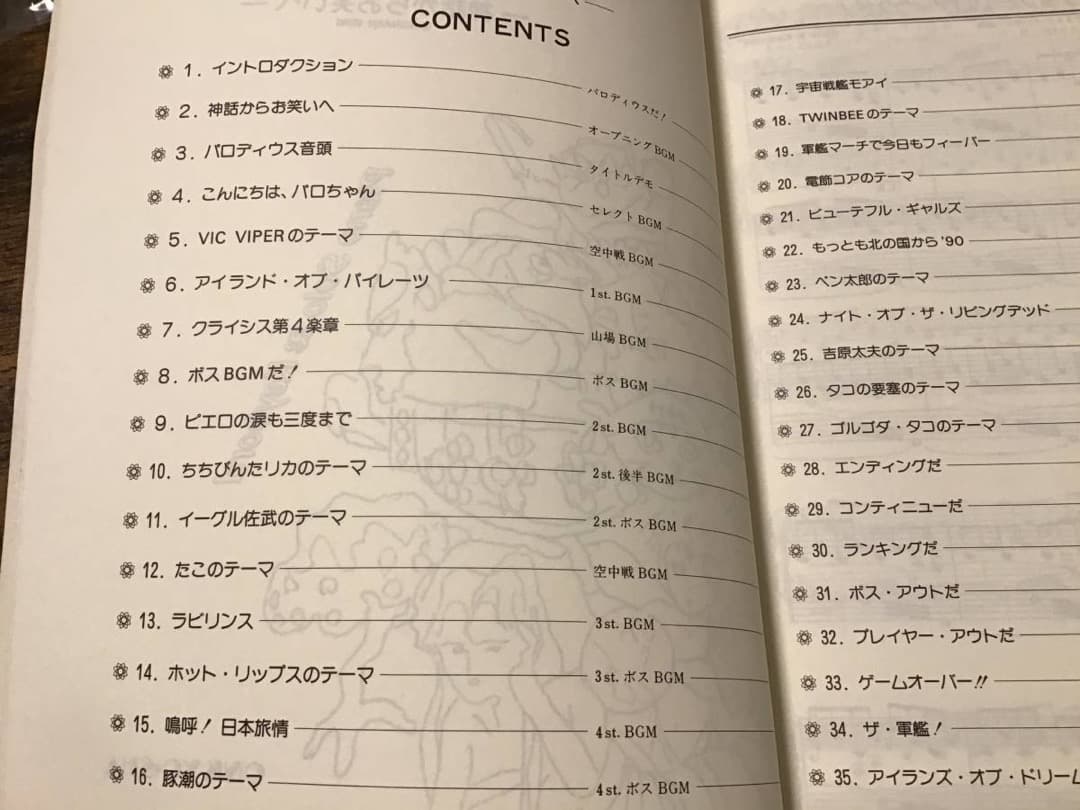 ★楽譜/パロディウスだ/神話からお笑いへ/ピアノ&キーボード/ゲーム