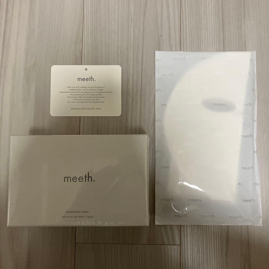 【新品】meeth モアリッチパック 1箱 炭酸パック Moerich Pack
