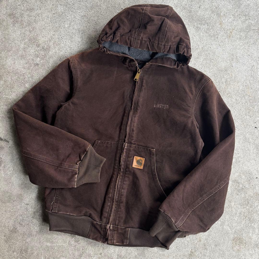 抹茶Carhartt アクティブジャケット キッズサイズ