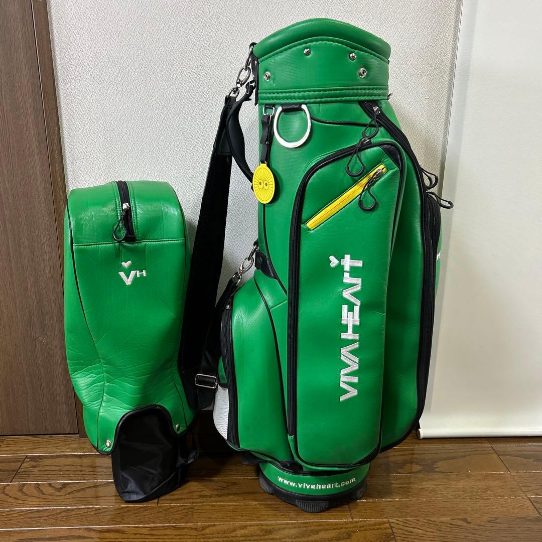 ビバハート　キャディバッグ　9.5型　グリーン