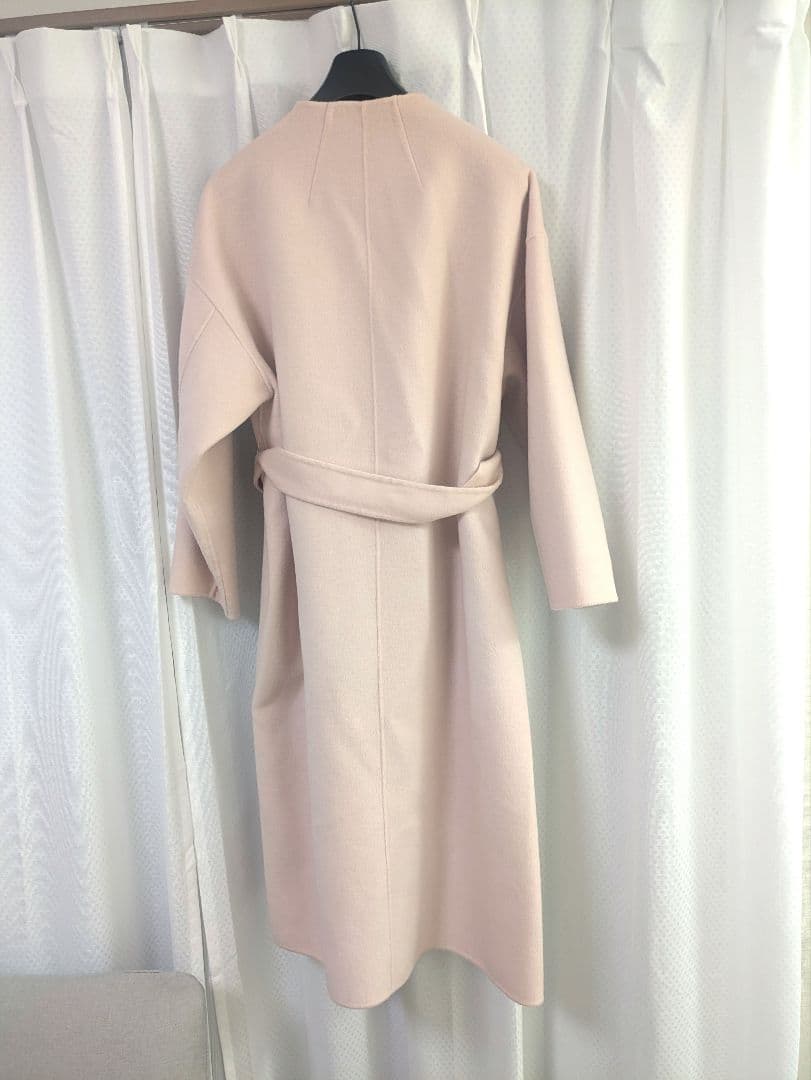 美品【uncrave】アンクレイブ ピンク ロングコート