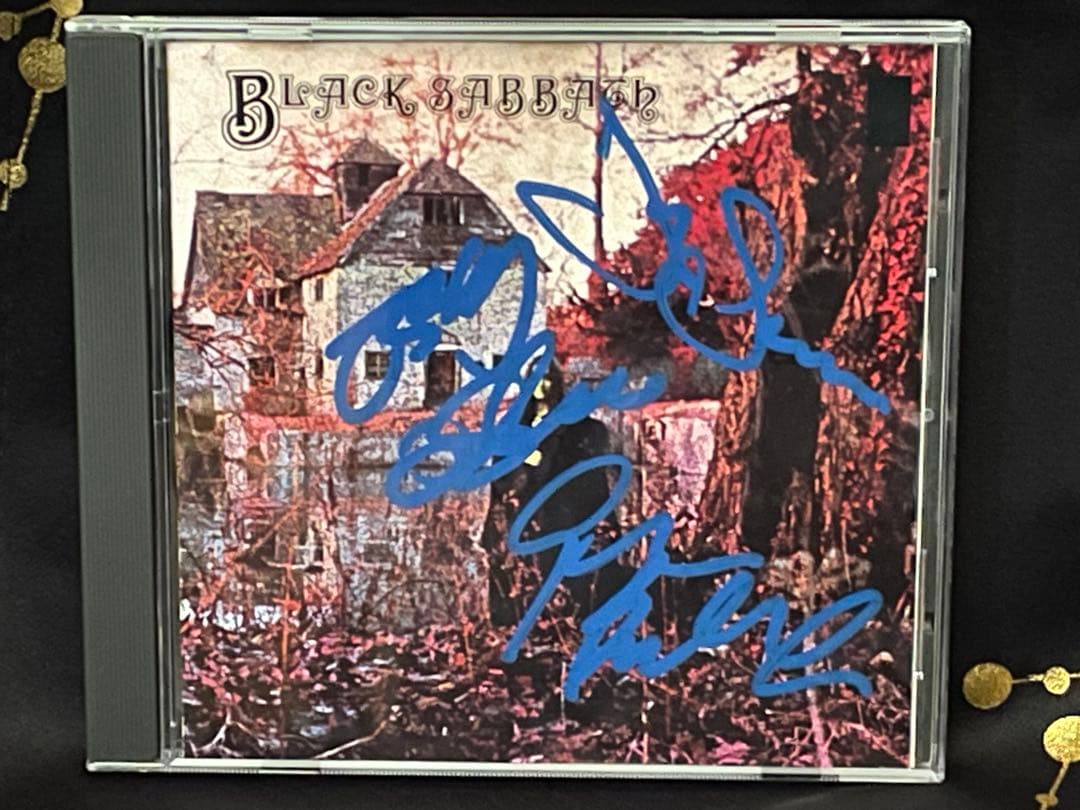 レア Ozzy Osbourne オジー BLACK SABBATH サインCD