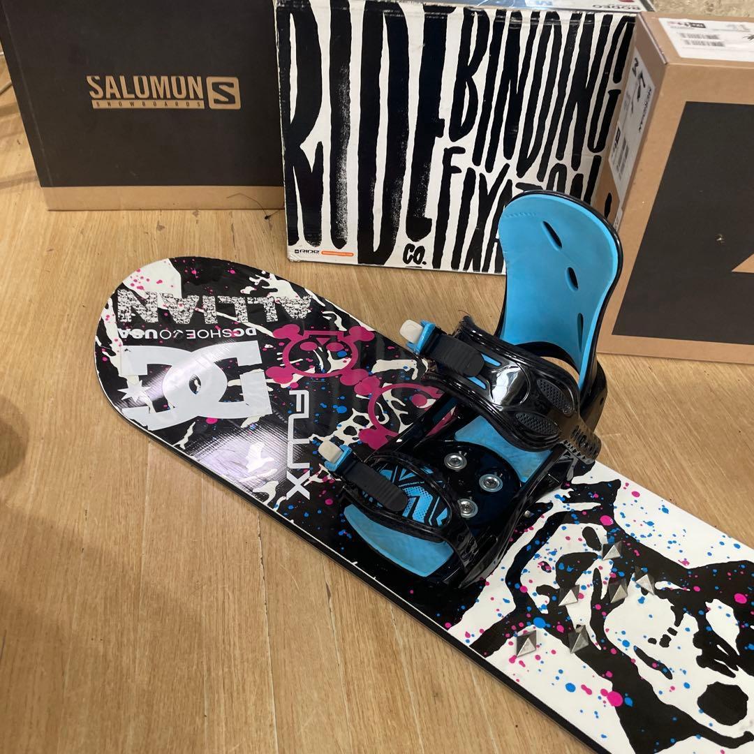 ALLIAN×MORROW　アライアン　バインディング付スノーボードセット