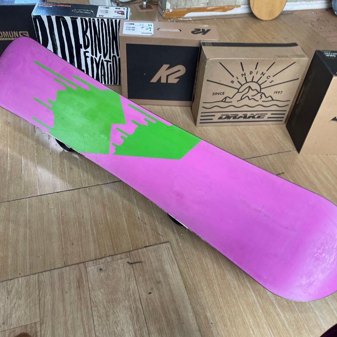 ALLIAN×MORROW　アライアン　バインディング付スノーボードセット