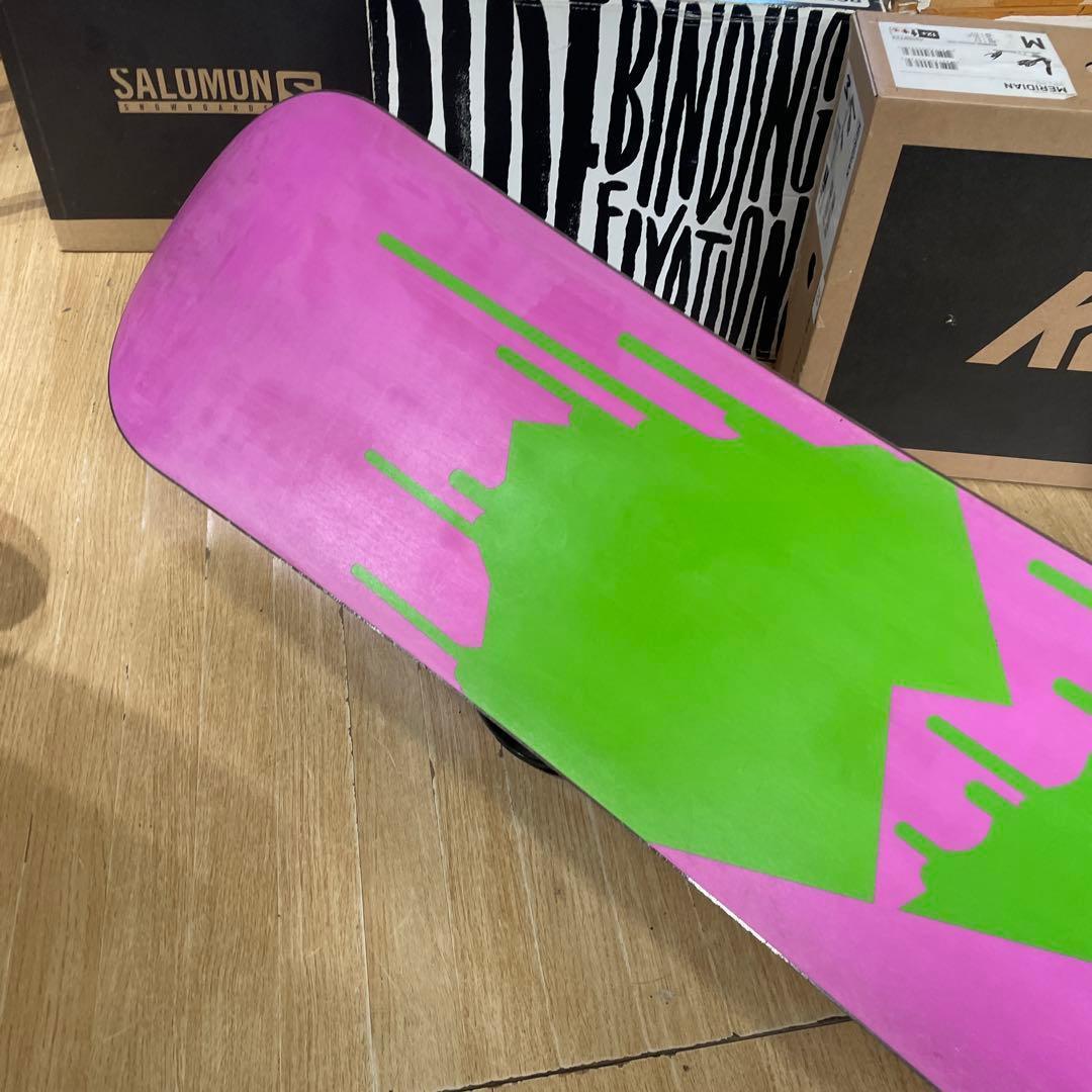 ALLIAN×MORROW　アライアン　バインディング付スノーボードセット