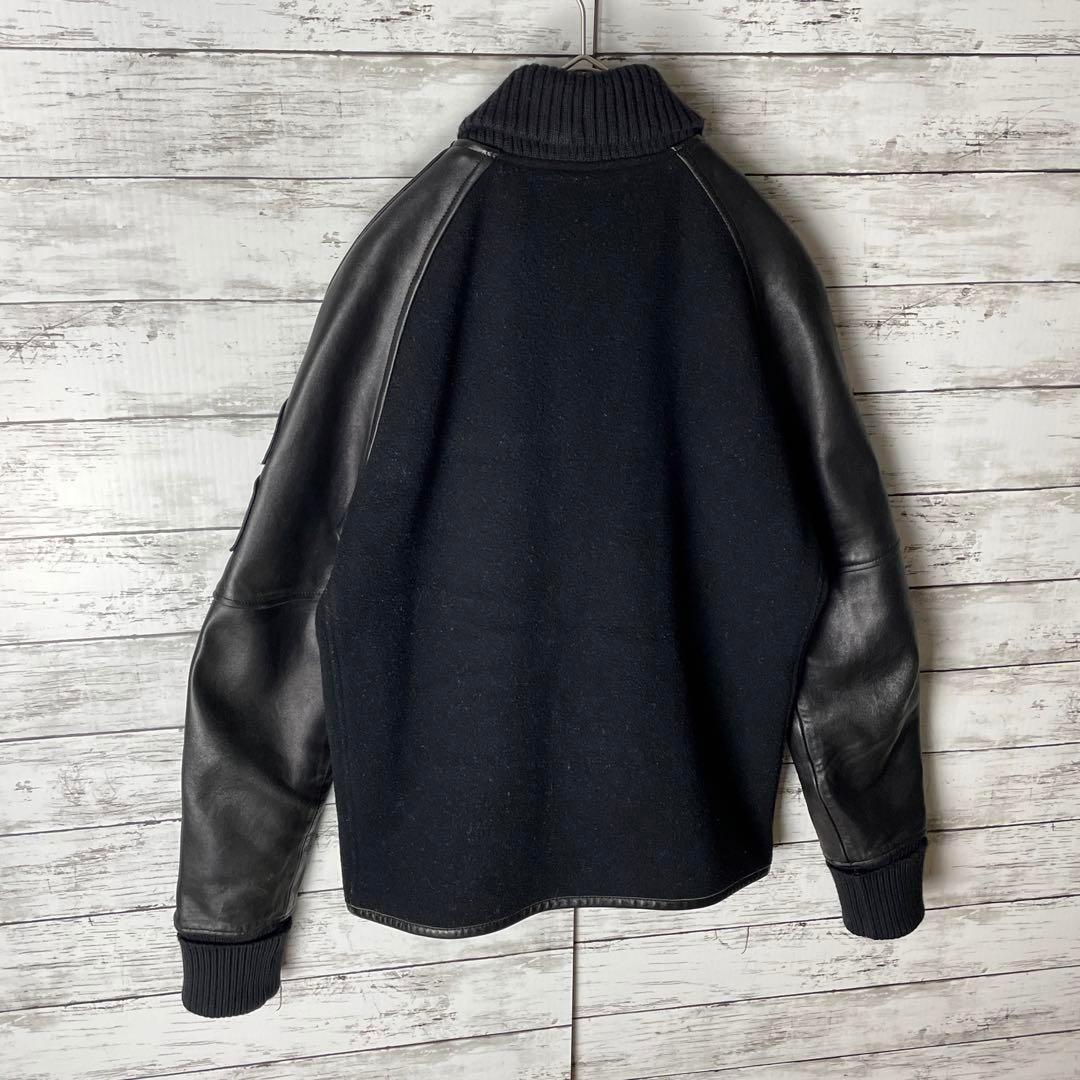 2984M【コラボ】ヒステリックグラマー×ミハラヤスヒロ☆袖レザー スタジャン