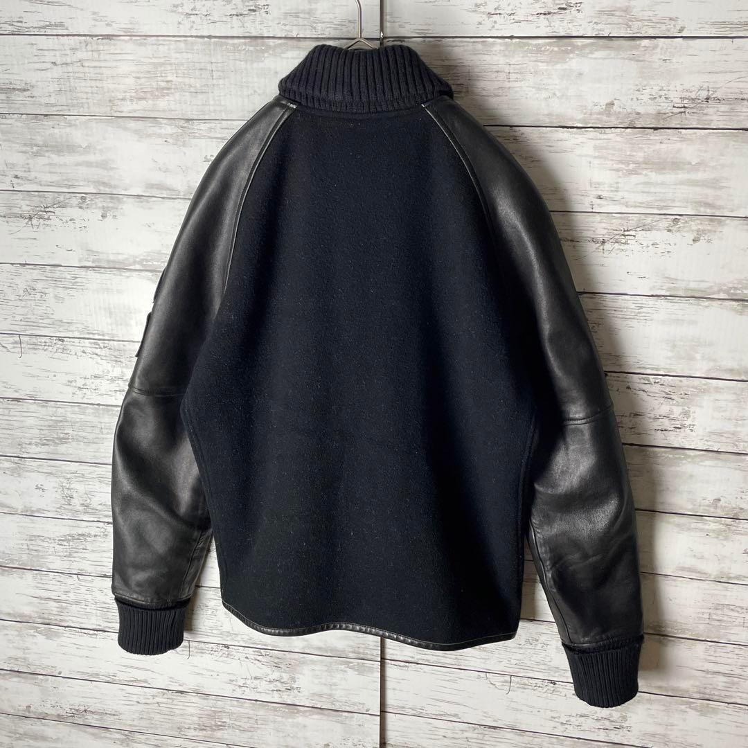 2984M【コラボ】ヒステリックグラマー×ミハラヤスヒロ☆袖レザー スタジャン