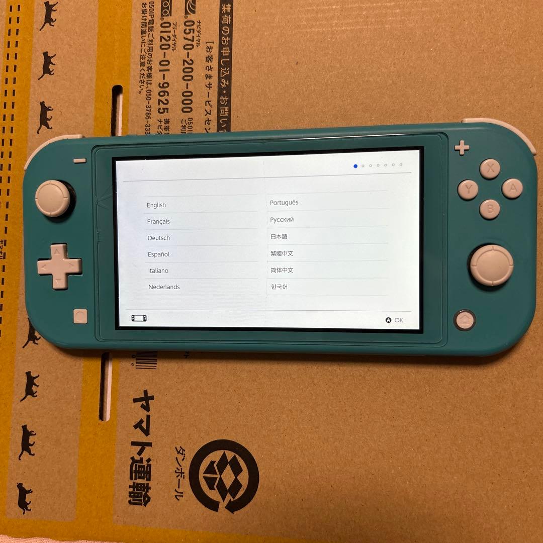 Nintendo Switch Lite ターコイズ訳アリジャンク