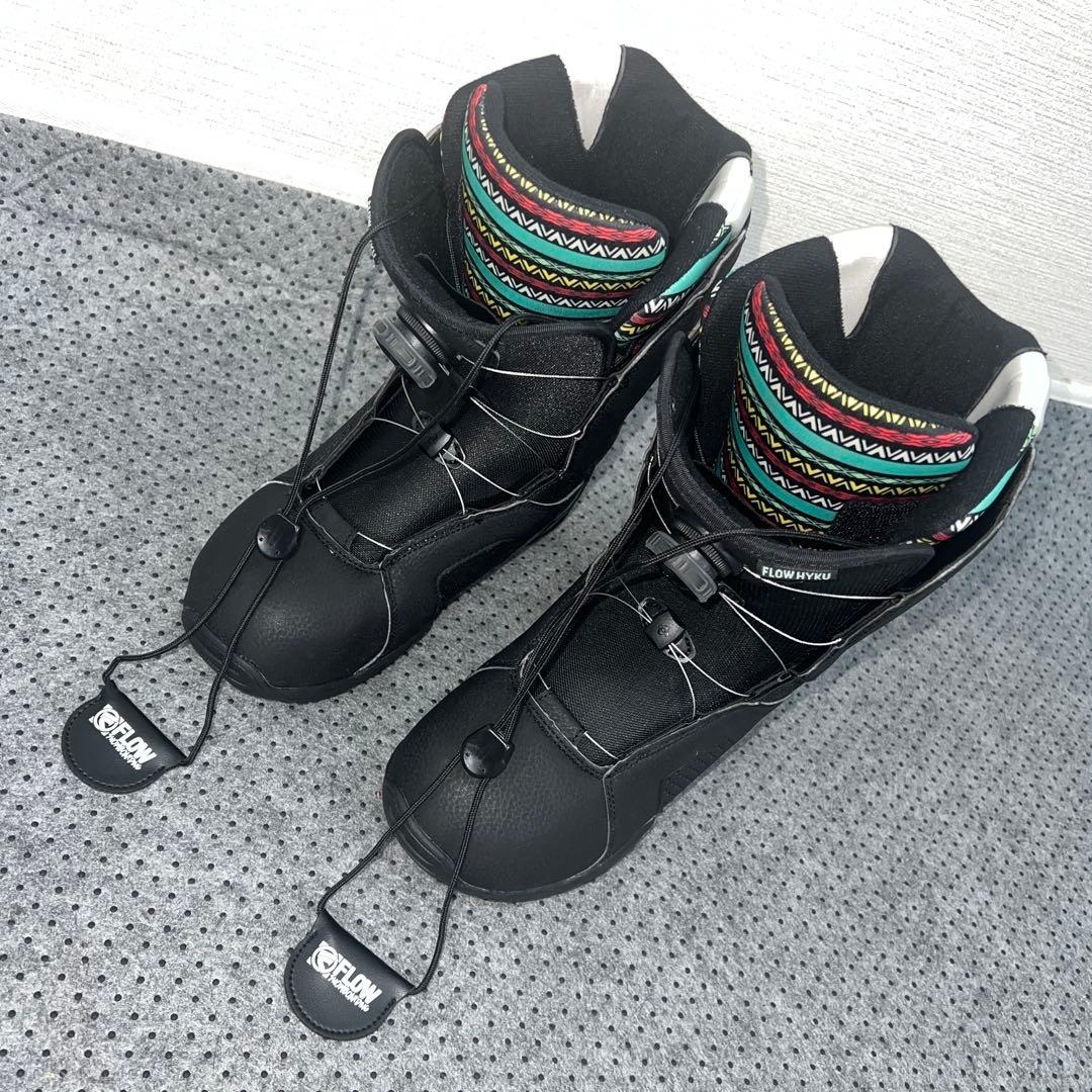 数回使用 レディース 24cm FLOW HYKU BOA スノボブーツ