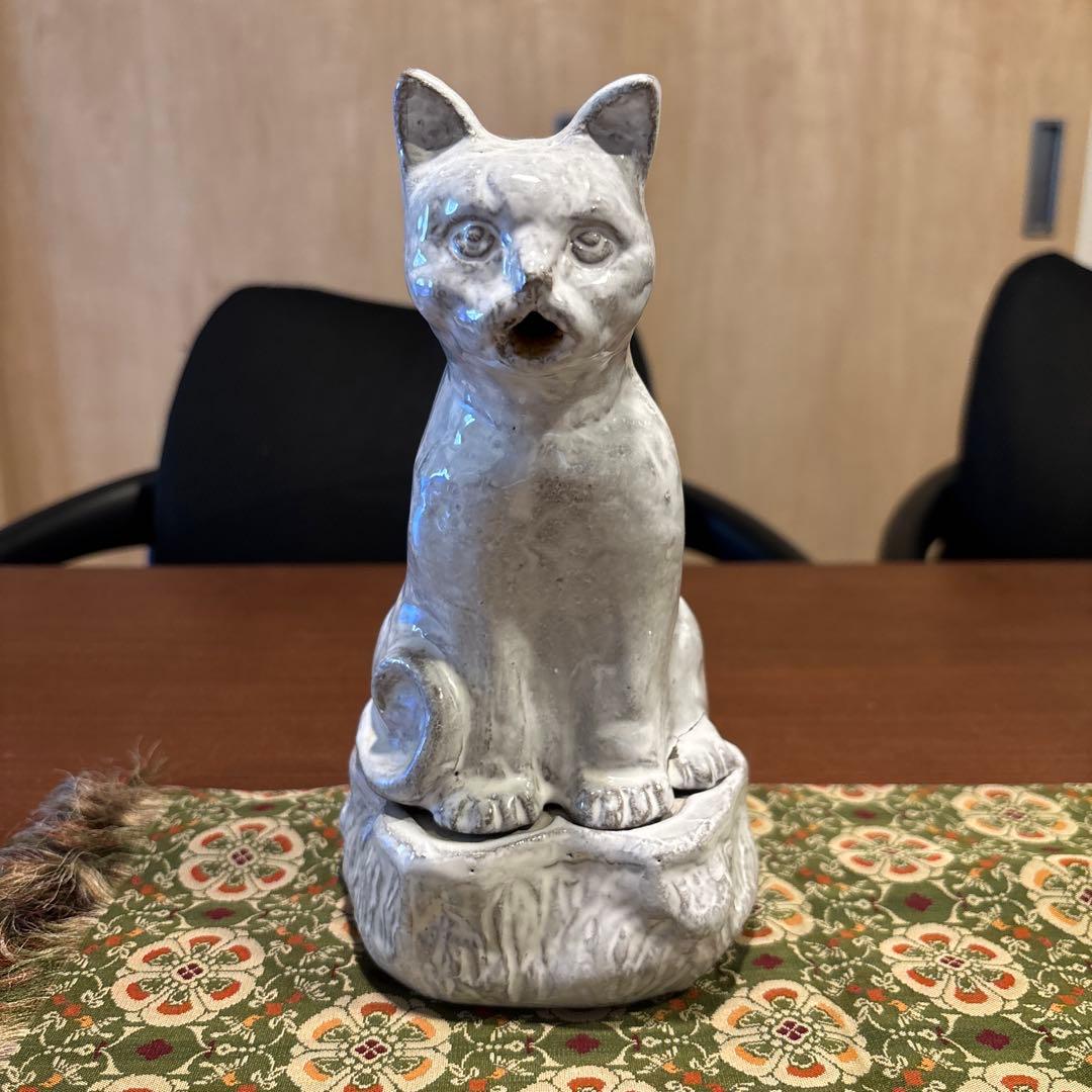【割れあり】アスティエ インセンスバーナー　セツコキャット