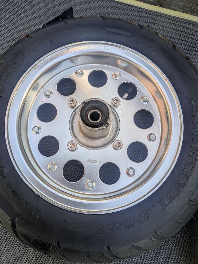 モンキー 8インチ タケガワホイール 新品タイヤ前後セット ハブ付