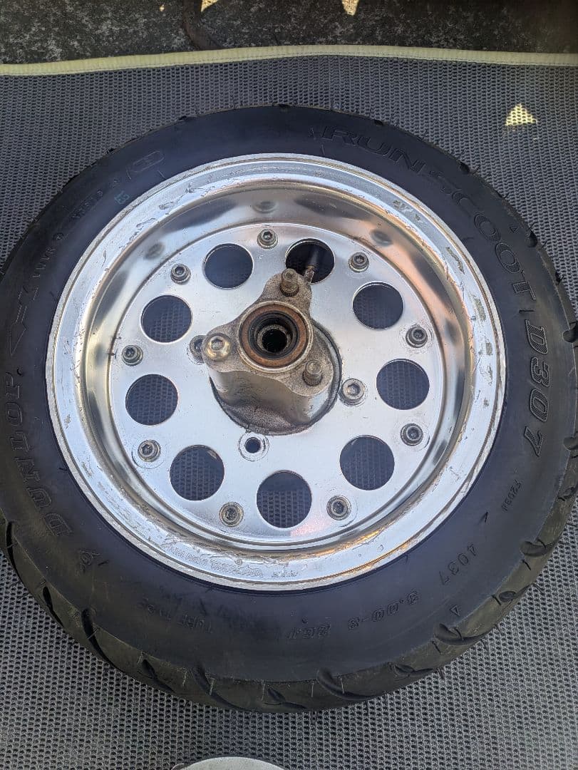 モンキー 8インチ タケガワホイール 新品タイヤ前後セット ハブ付
