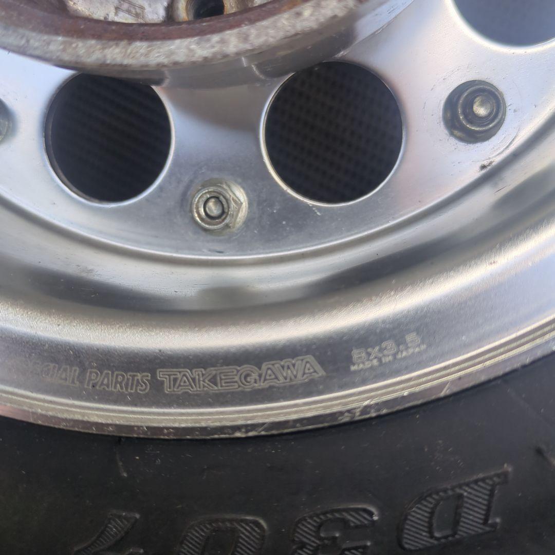 モンキー 8インチ タケガワホイール 新品タイヤ前後セット ハブ付