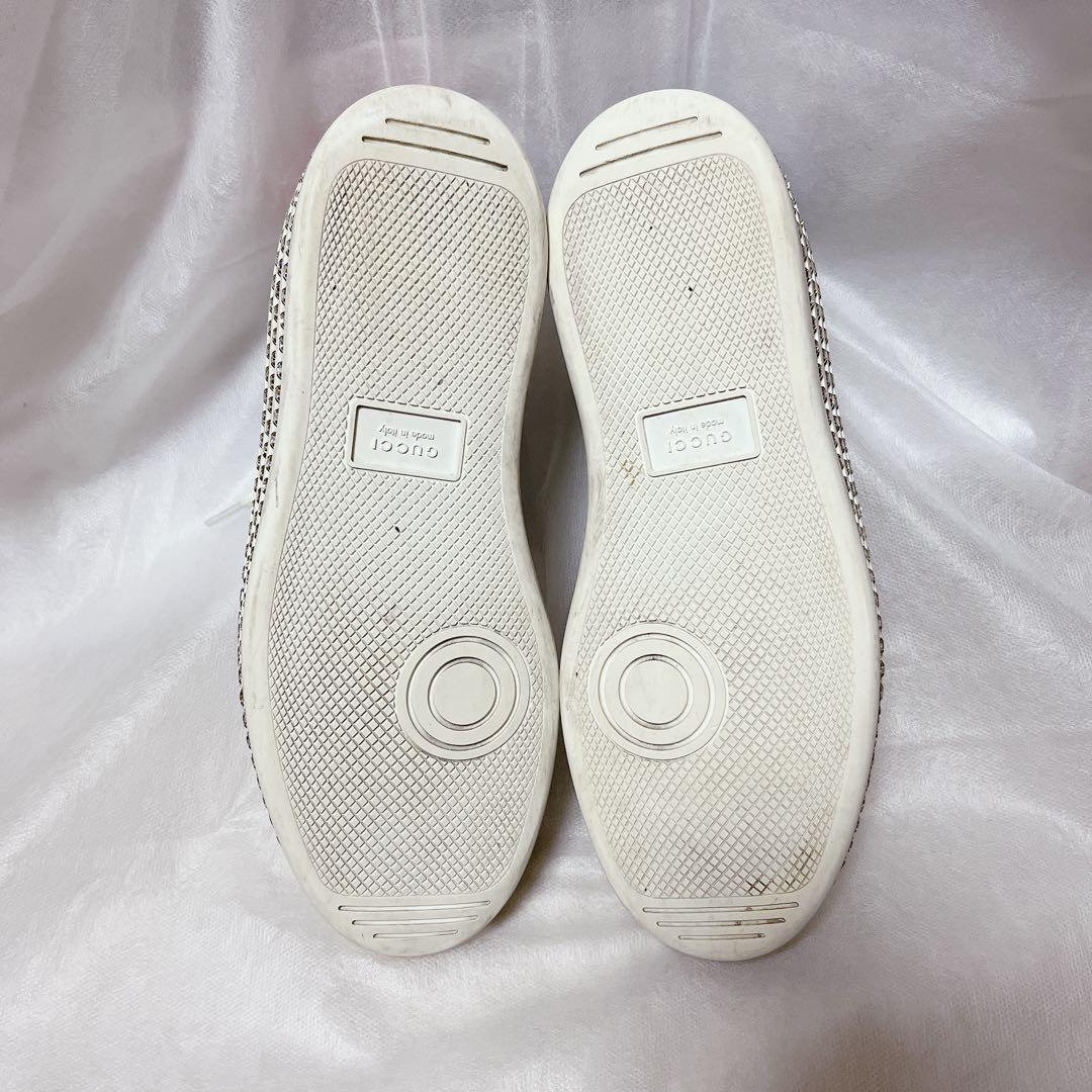 GUCCI グッチ エースクリスタルシェリーライン厚底スニーカー 37ハーフ