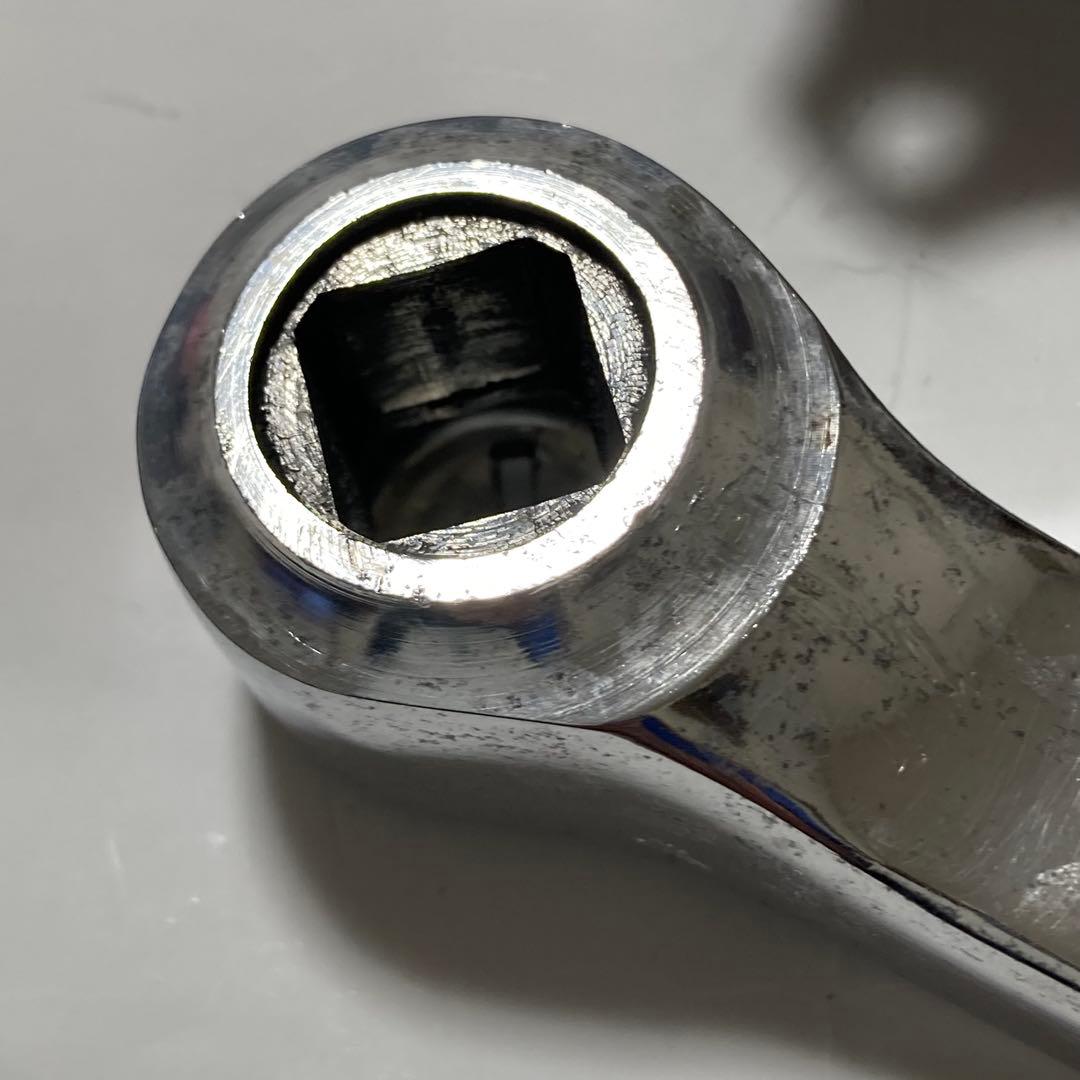 スギノプロダイナミッククランクセット165mm(ポリッシュ)クランクキャップ付