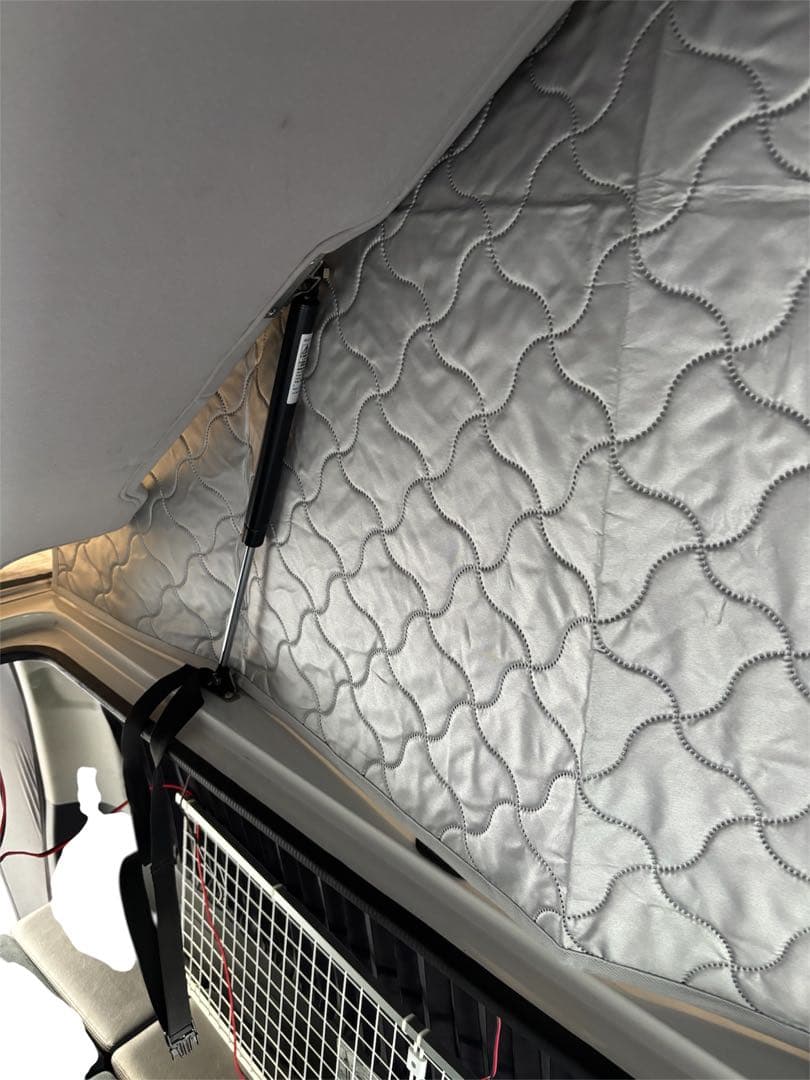 ケイワークス　ポップアップルーフ用防寒シート3枚セット(ハイエースワイド用)