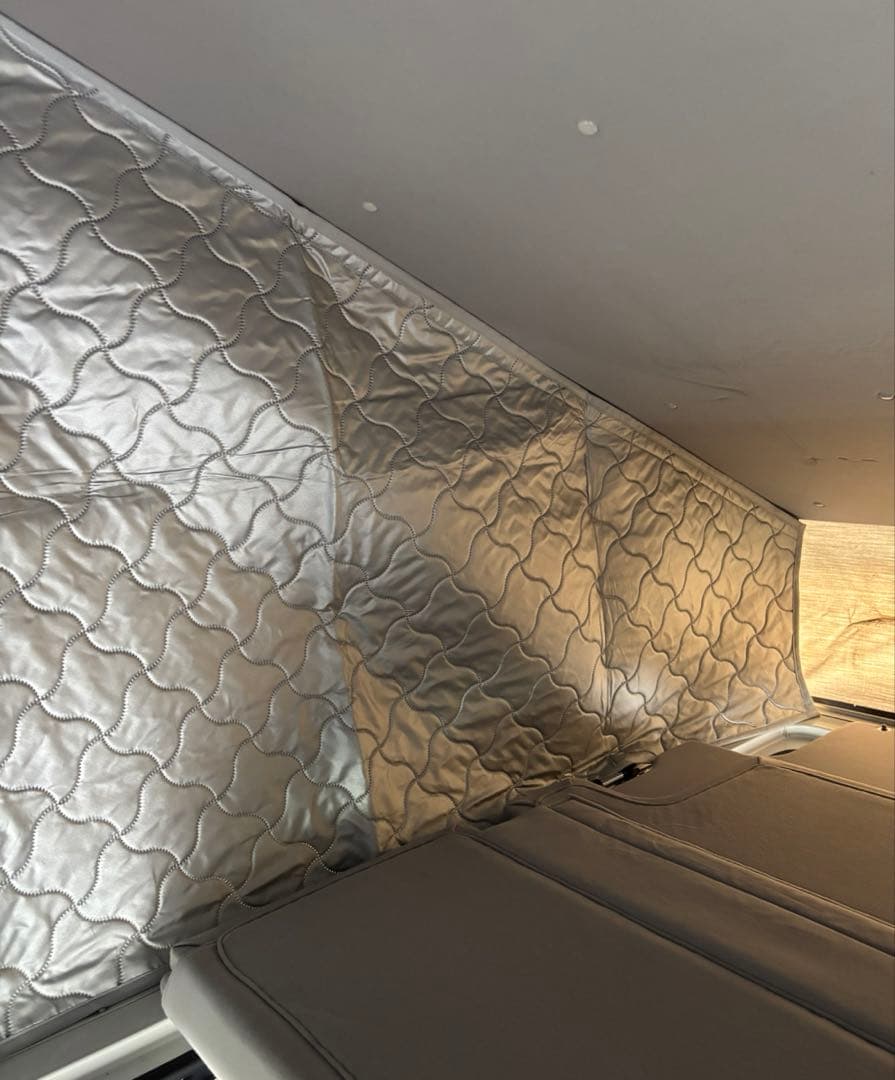 ケイワークス　ポップアップルーフ用防寒シート3枚セット(ハイエースワイド用)