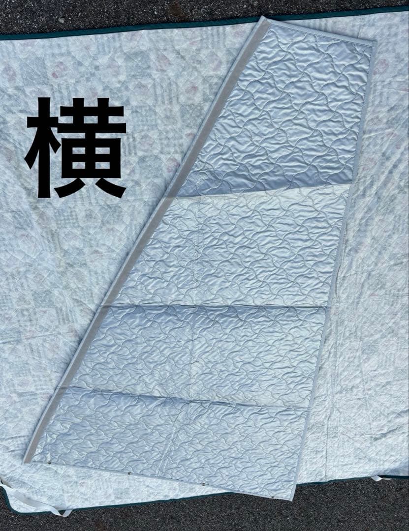 ケイワークス　ポップアップルーフ用防寒シート3枚セット(ハイエースワイド用)