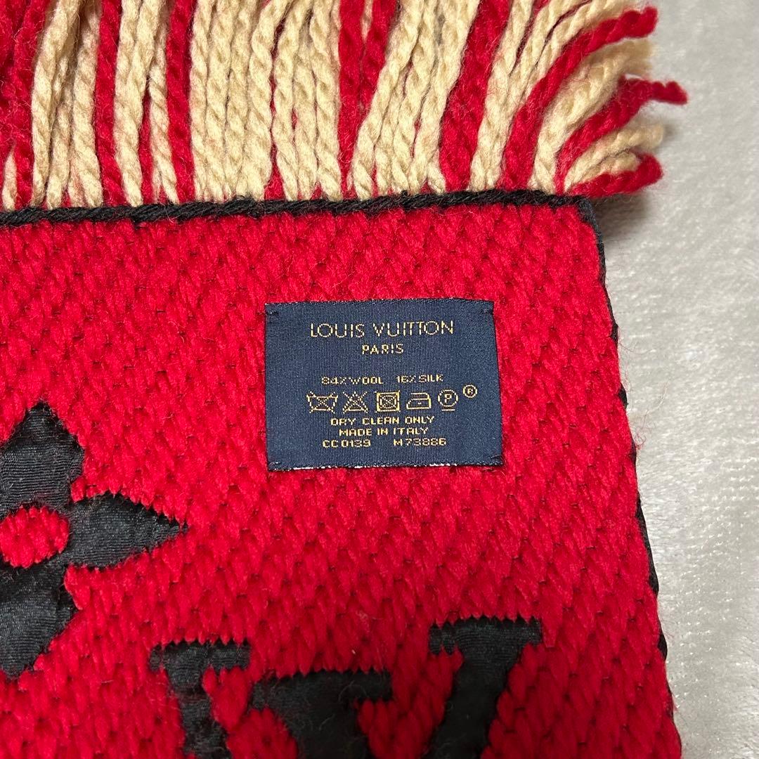 ルイ・ヴィトン エシャルプ ロゴマニア デュオ マフラー レディース 大判