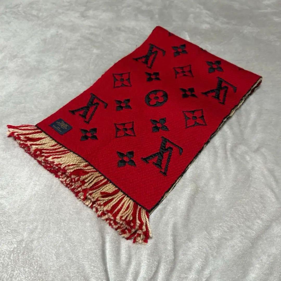 ルイ・ヴィトン エシャルプ ロゴマニア デュオ マフラー レディース 大判