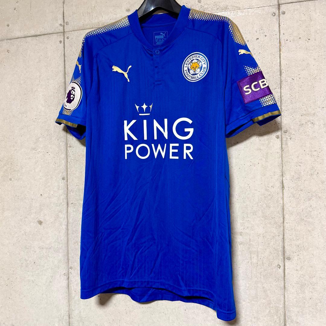 【美品！】17/18 レスター・シティFC ♯20 岡崎慎司【Lサイズ】ホーム
