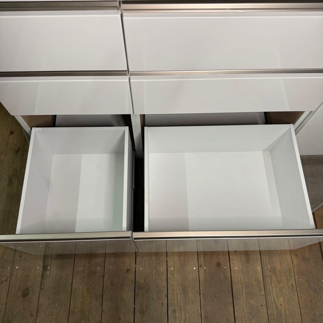 【735】ホワイトキッチンカウンター