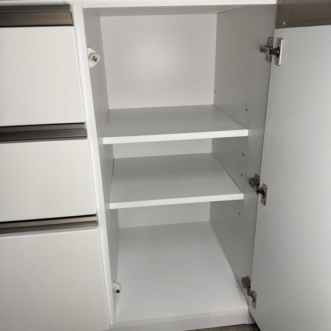 【735】ホワイトキッチンカウンター