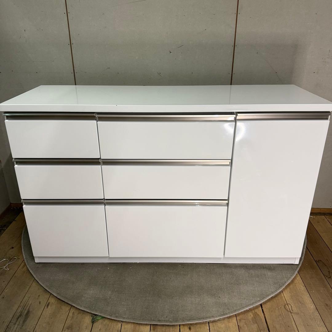 【735】ホワイトキッチンカウンター