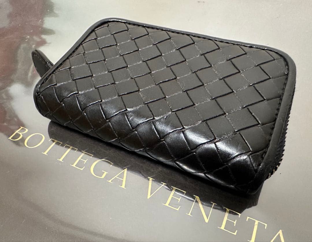 【付属品付】ボッテガヴェネタ イントレチャートケース/カーフ/黒2️⃣✨✨