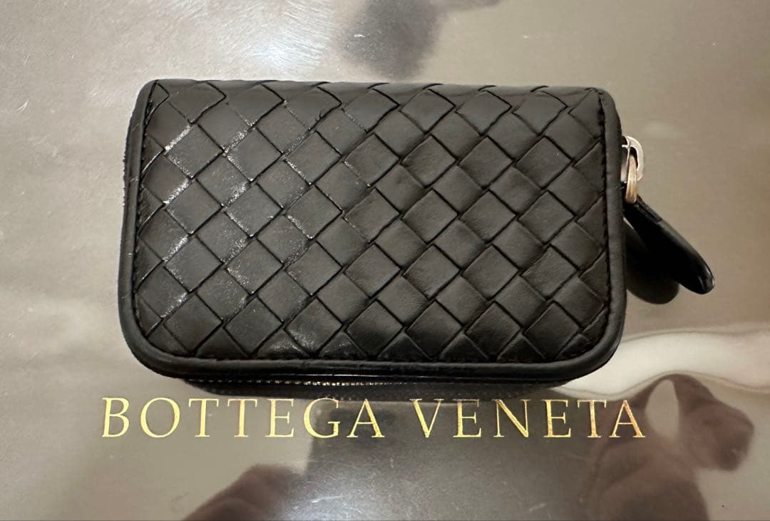【付属品付】ボッテガヴェネタ イントレチャートケース/カーフ/黒2️⃣✨✨