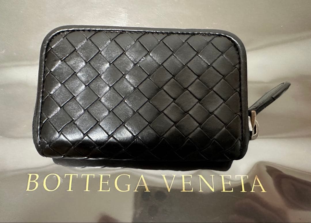 【付属品付】ボッテガヴェネタ イントレチャートケース/カーフ/黒2️⃣✨✨