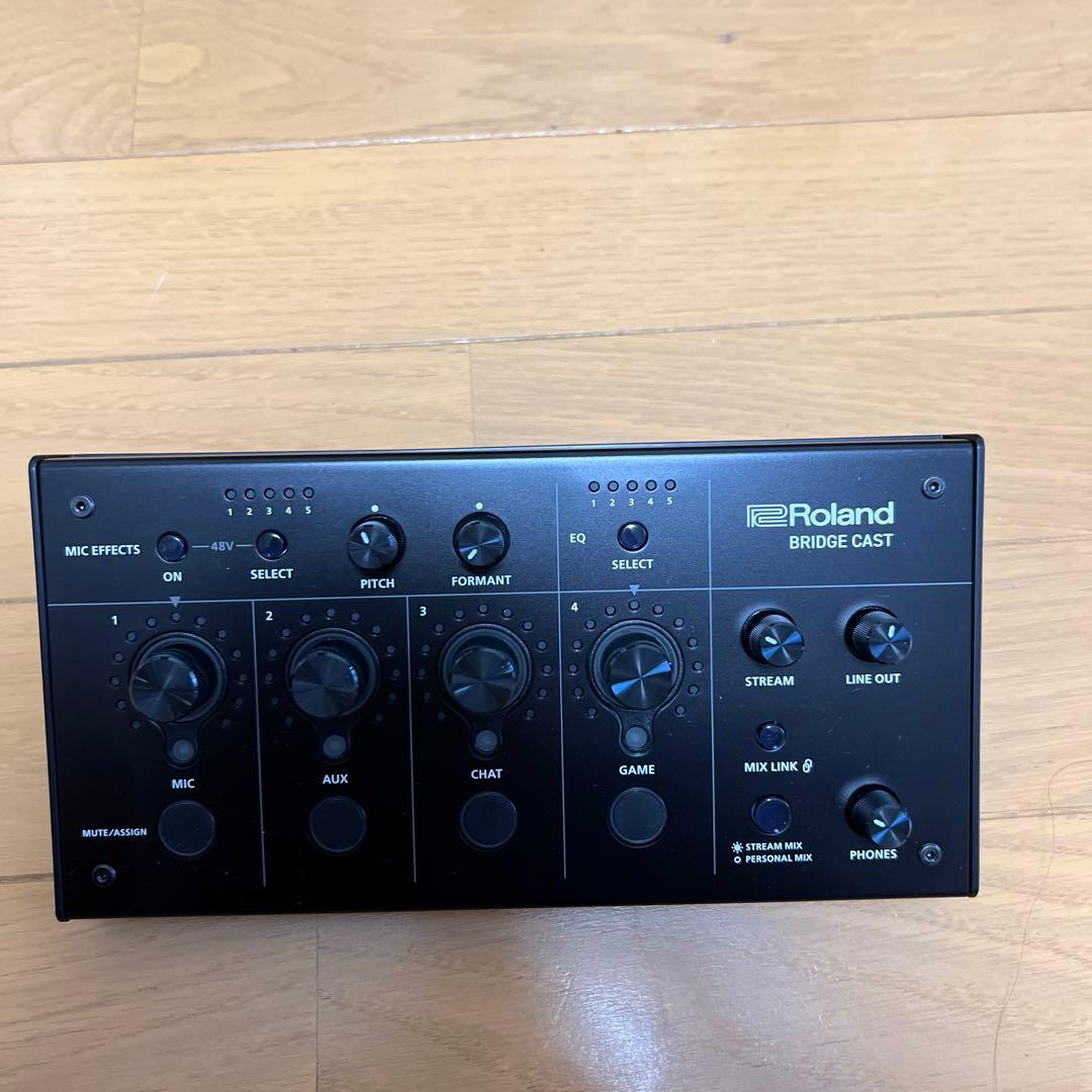 【美品】Roland BRIDGE CAST デュアルバスゲーミングミキサー