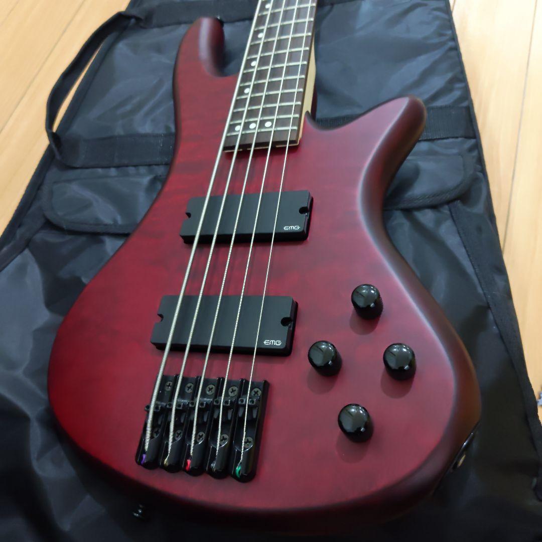 バン SCHECTER STILETTO CUSTOM-5 5弦ベース