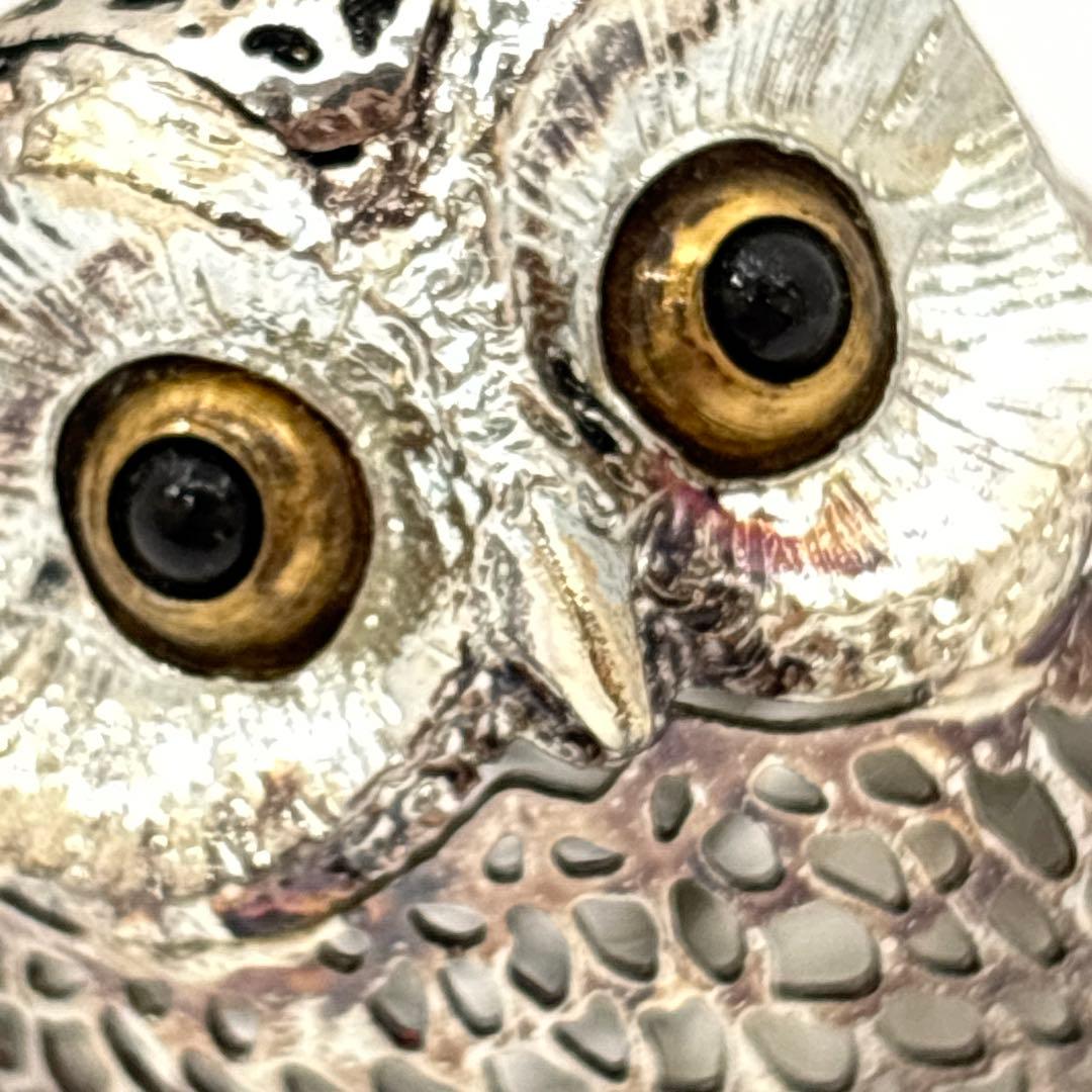 Christofle クリストフル フクロウ オブジェ 置物