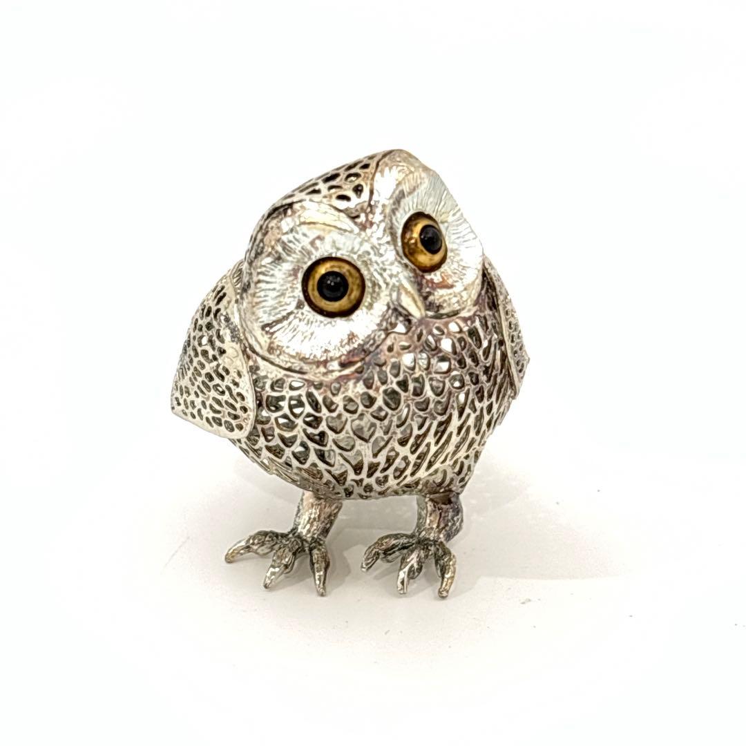 Christofle クリストフル フクロウ オブジェ 置物