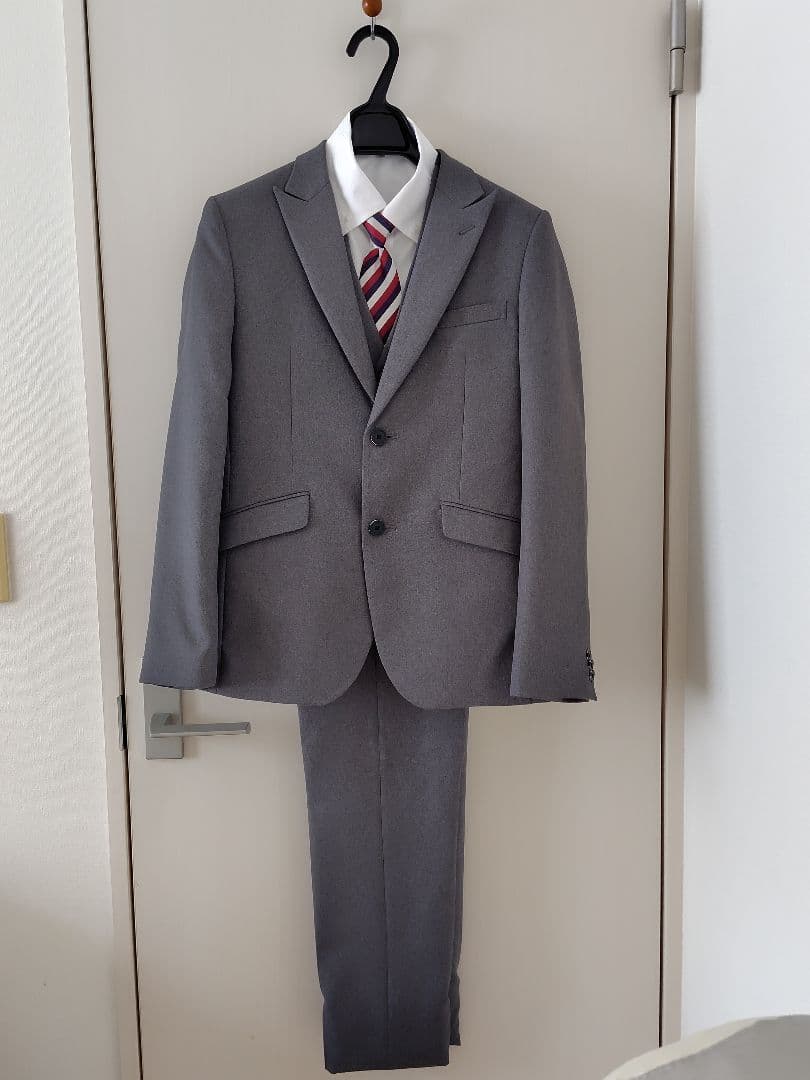 フォーマルスーツ男の子卒業式wonderfactory美品170cmワイシャツ付