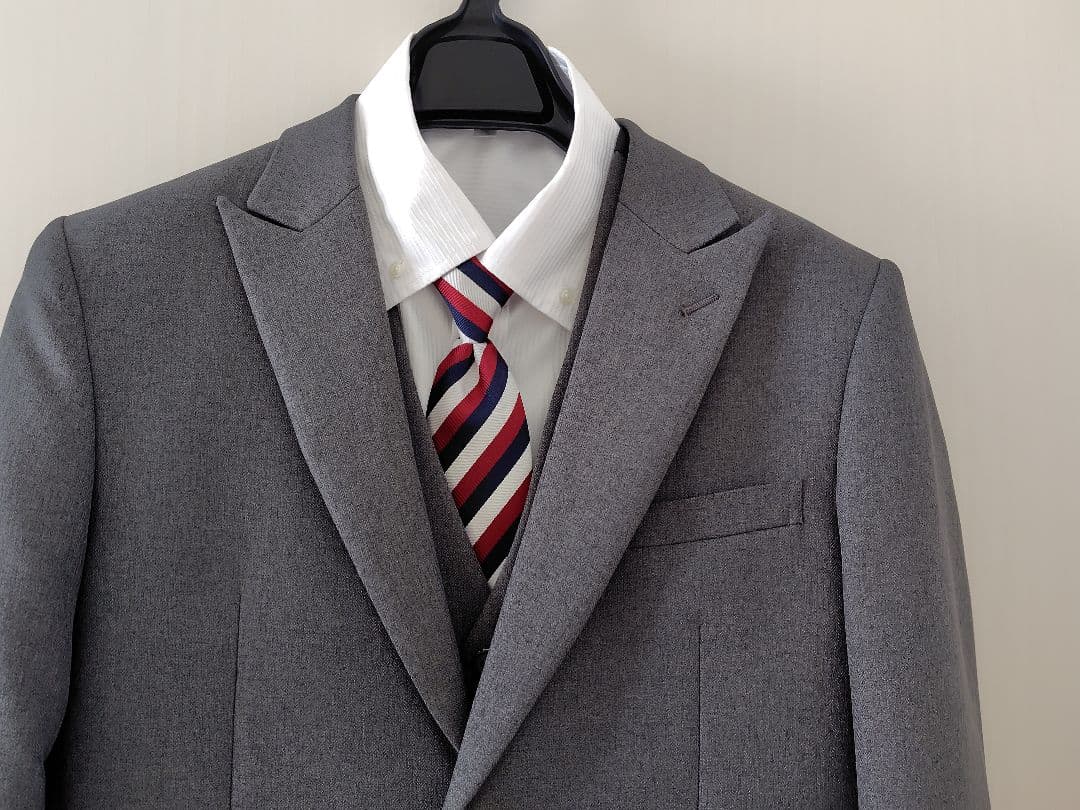 フォーマルスーツ男の子卒業式wonderfactory美品170cmワイシャツ付