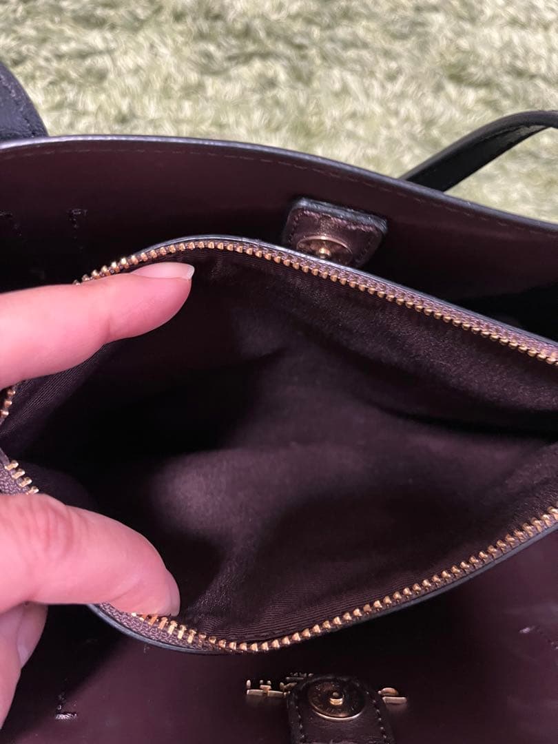 コーチショルダーバッグ黒