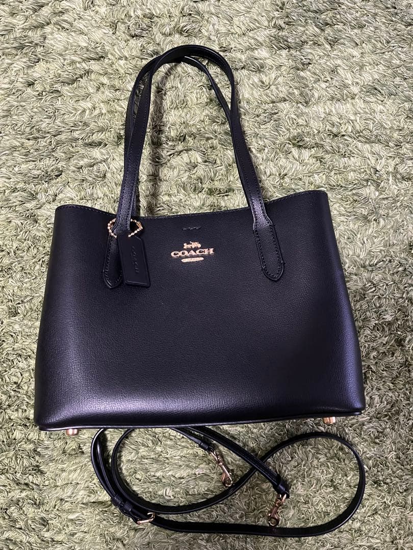コーチショルダーバッグ黒