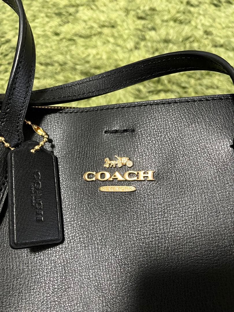 コーチショルダーバッグ黒