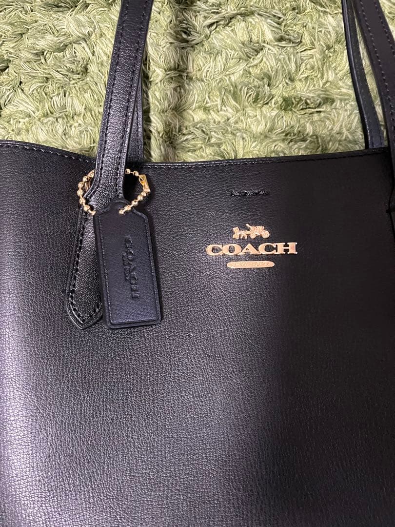 コーチショルダーバッグ黒