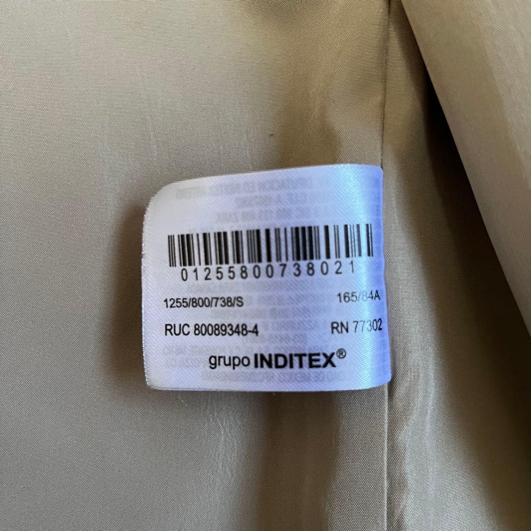 【美品】ザラ エクストラロングフェイクボアコート ダブルブレスト Sサイズ