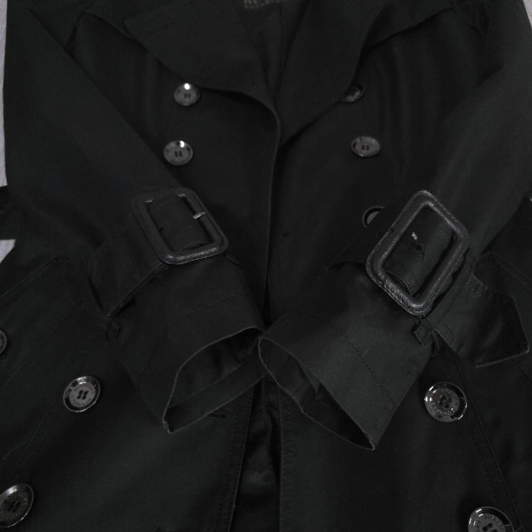 バーバリー　BURBERRY　トレンチコート　ブラック　Aライン