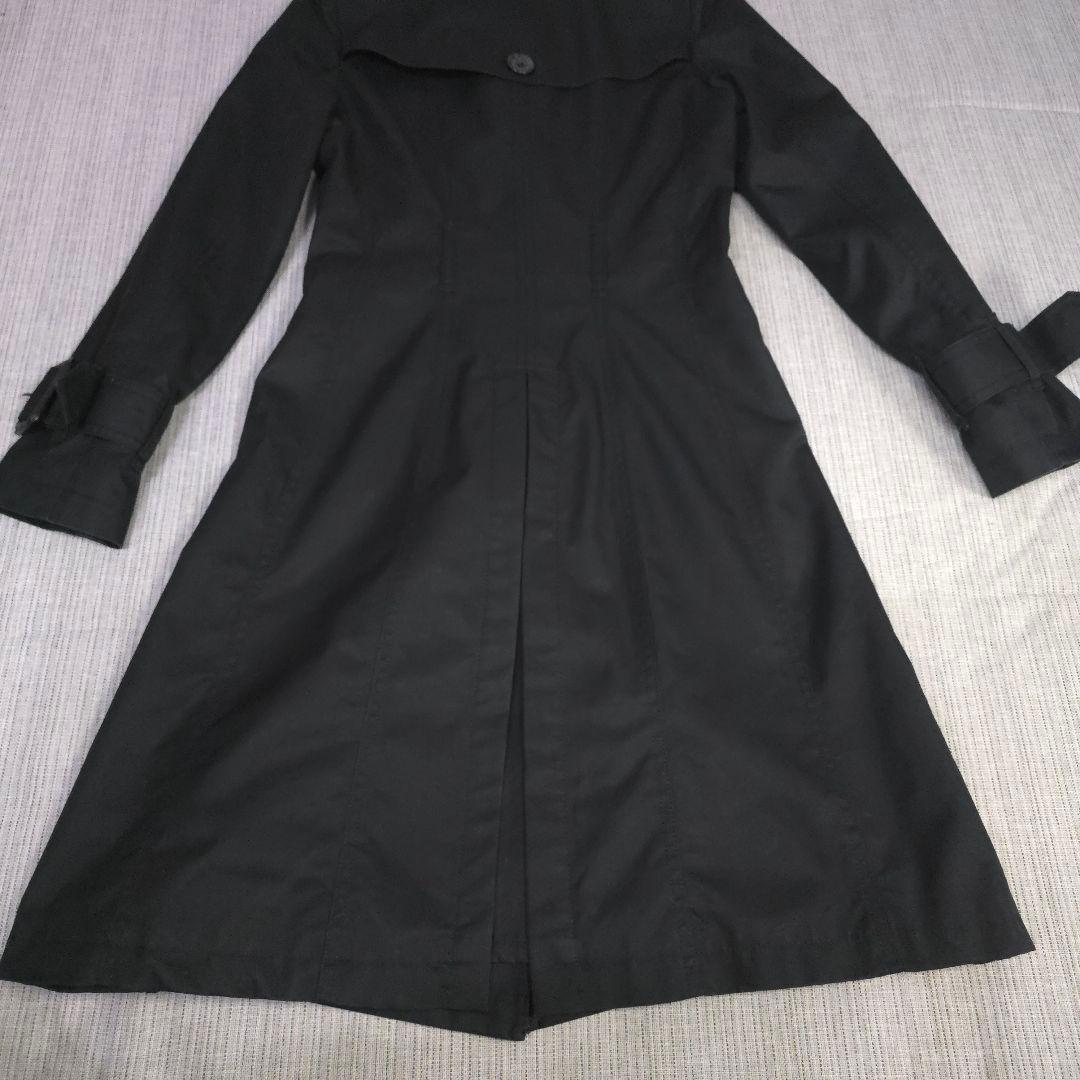 バーバリー　BURBERRY　トレンチコート　ブラック　Aライン
