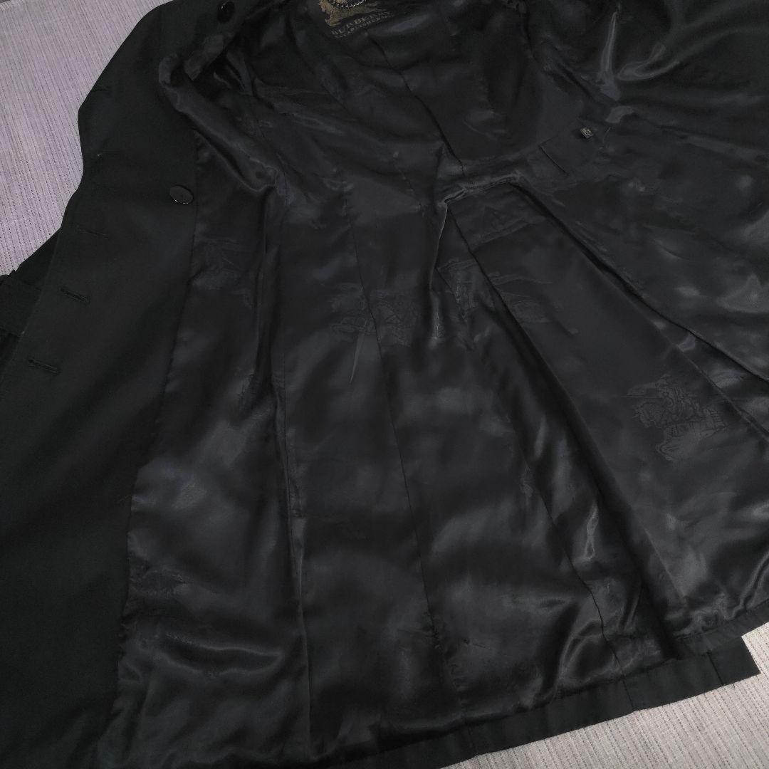 バーバリー　BURBERRY　トレンチコート　ブラック　Aライン