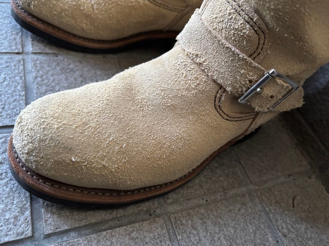 【8D】廃盤レッドウィング 2965 ショート スエードエンジニアブーツ